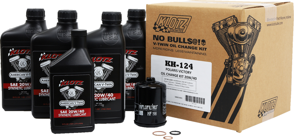 Oil Change Kit - Victory - 20W/40