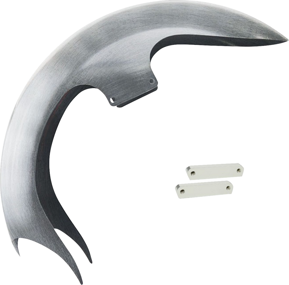 Talon Front Fender - 26" Wheel - With Chrome Fender Adapters - Touring Models