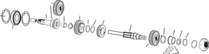 Mainshaft - 1st Gear