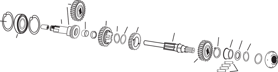 Mainshaft - 1st Gear