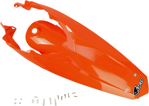 Enduro Rear Fender with Light - 98-20 KTM Orange