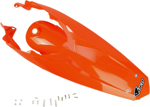 Enduro Rear Fender with Light - 98-20 KTM Orange