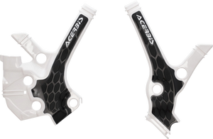 X-Grip Frame Guards - White/Black - YZ 85 - Lutzka's Garage