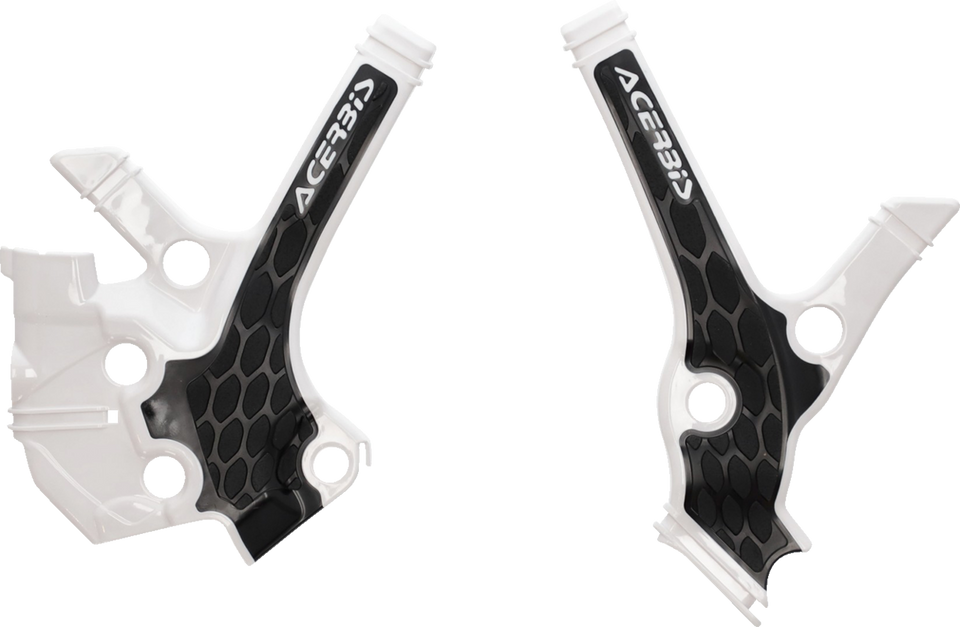 X-Grip Frame Guards - White/Black - YZ 85 - Lutzka's Garage