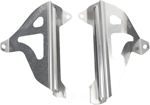 Radiator Brace Set - Silver - Yamaha - Lutzka's Garage