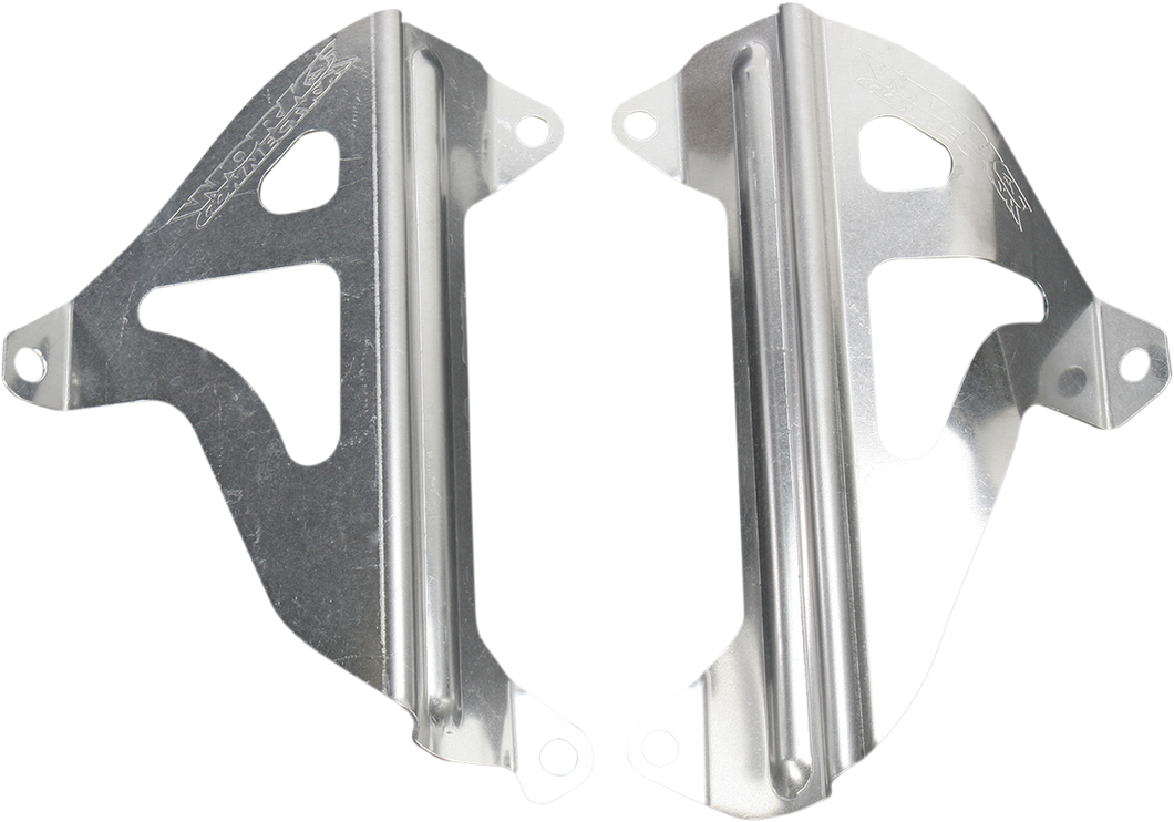 Radiator Brace Set - Silver - Yamaha - Lutzka's Garage