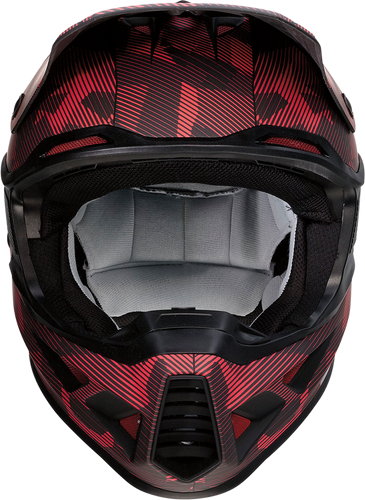 F.I. Helmet - Agroid Camo - MIPS® - Red/Black - XS - Lutzka's Garage