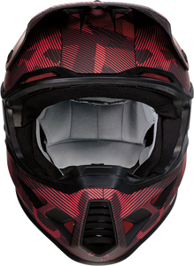 F.I. Helmet - Agroid Camo - MIPS® - Red/Black - XS - Lutzka's Garage