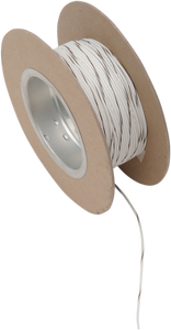 100 Wire Spool - 18 Gauge - White/Brown