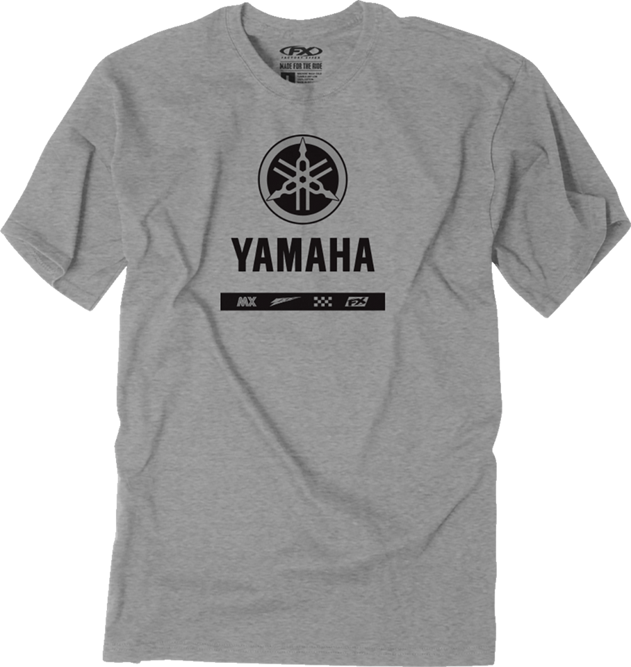 Yamaha Alpha T-Shirt - Heather Gray - Medium - Lutzka's Garage