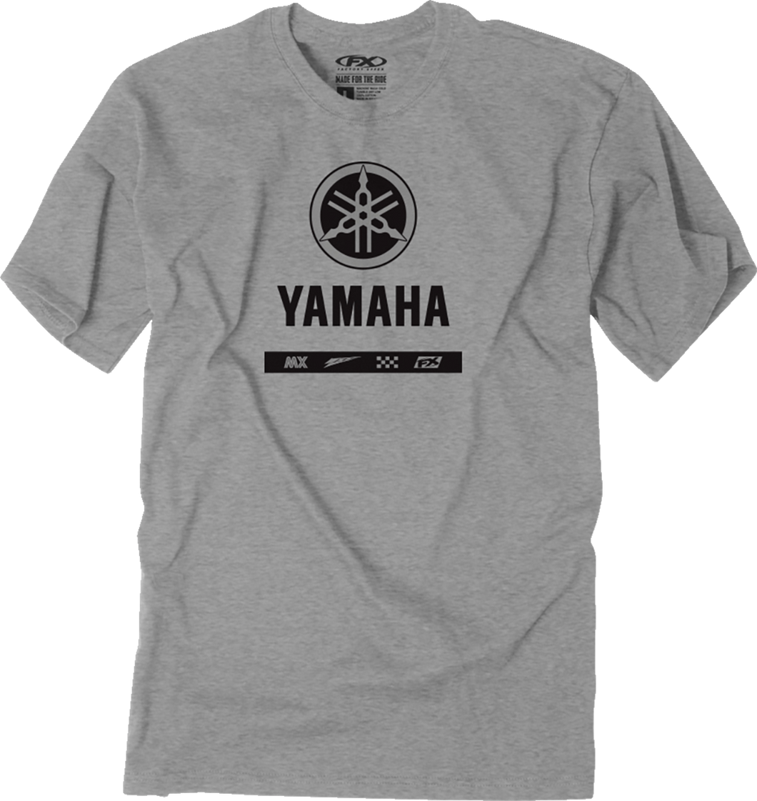 Yamaha Alpha T-Shirt - Heather Gray - Medium - Lutzka's Garage