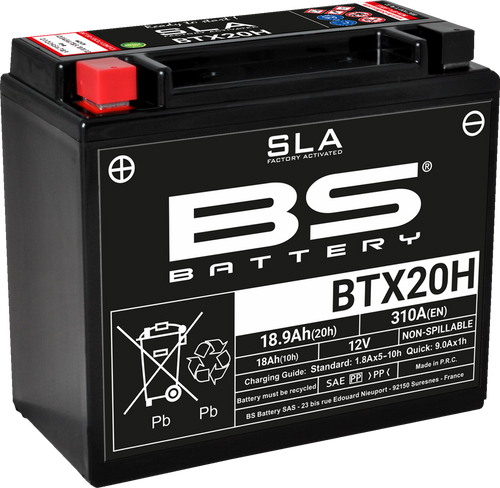 Battery - BTX20H (YTX)