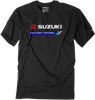 Suzuki Factory Racing T-Shirt - Heather Charcoal - Medium - Lutzka's Garage