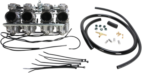 Radial Flat Slide Carburetor Set - RS Series 38 4-Cylinder Set