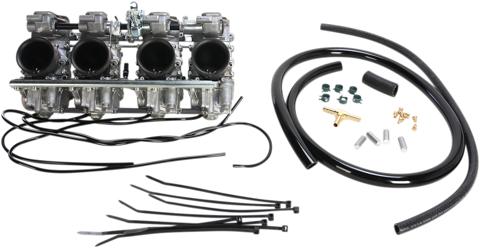 Radial Flat Slide Carburetor Set - RS Series 38 4-Cylinder Set