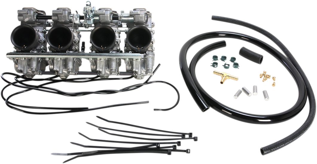 Radial Flat Slide Carburetor Set - RS Series 38 4-Cylinder Set