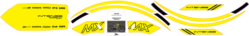 Graphics Kit for Tazer MX - Yellow - Lutzka's Garage