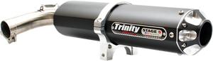 Stage 5 Slip-On Muffler - Black - Lutzka's Garage