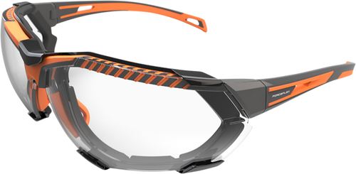 FF4 Sunglasses - Foam - Gray/Orange - Clear - Lutzka's Garage