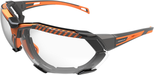 FF4 Sunglasses - Foam - Gray/Orange - Clear - Lutzka's Garage