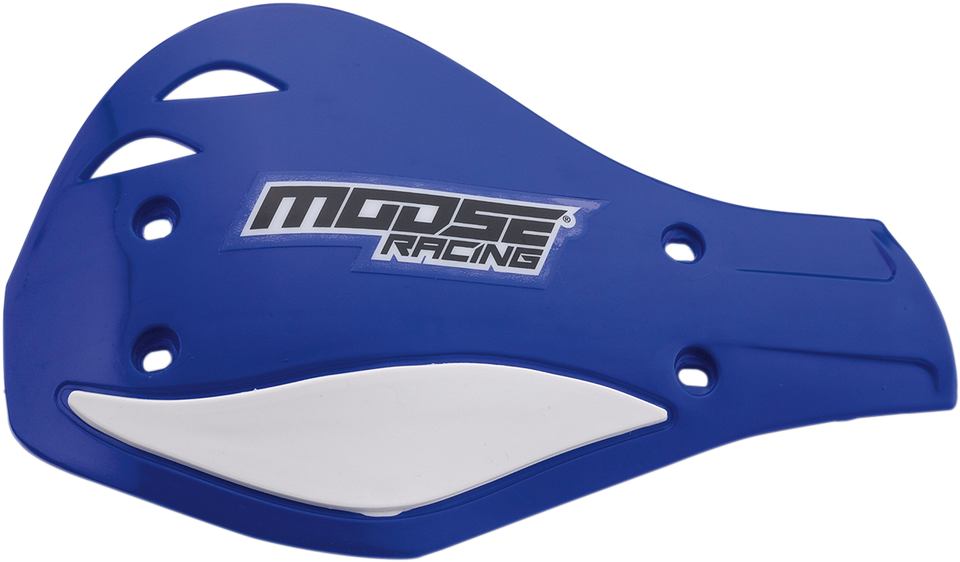 Handguards - Deflector - Blue/White - Lutzka's Garage