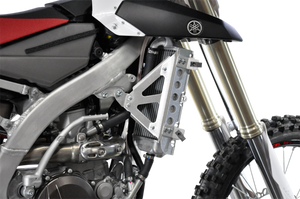 Radiator Guards - Brushed Aluminum - Yamaha