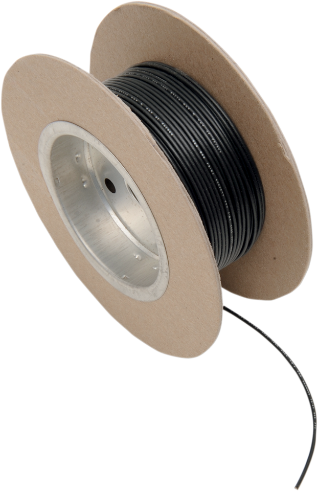 100 Wire Spool - 18 Gauge - Black - Lutzka's Garage