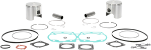 Piston Kit with Gaskets - 78.50 mm - 670 Engine Type - Ski-Doo