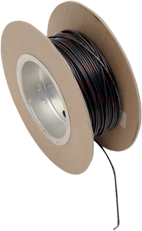 100 Wire Spool - 18 Gauge - Black/Red - Lutzka's Garage