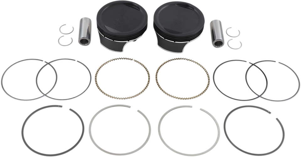 Piston Kit - 3.875" - 103 Cubic Inch | 96 Cubic Inch Bored to 103 Cubic Inch - Twin Cam