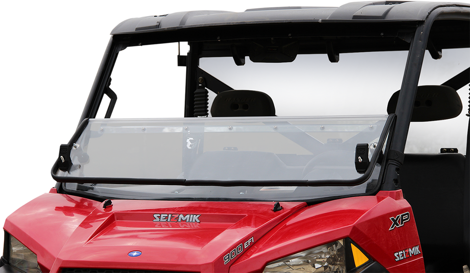 Folding Windshield - Hard Coated Polycarbonate - Ranger