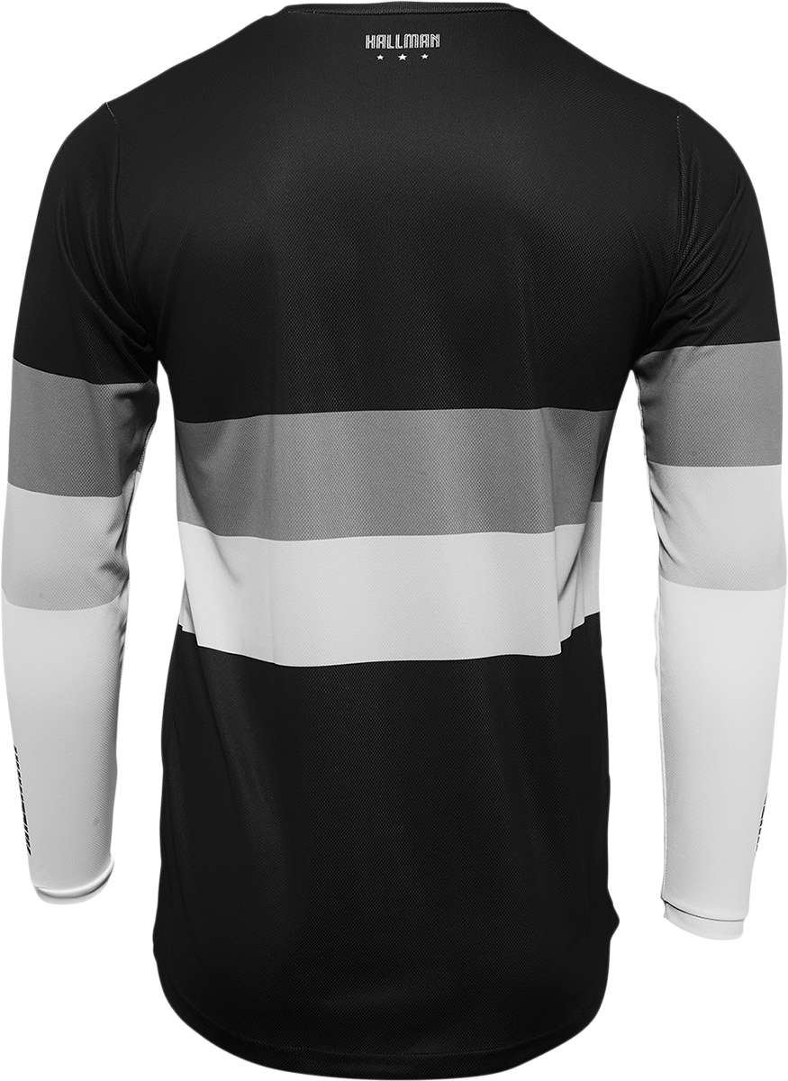 Hallman Differ Draft Jersey - Black/White - Small - Lutzka's Garage