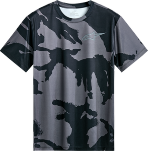 Performance Short-Sleeve T-Shirt - Black/Camo - Medium - Lutzka's Garage