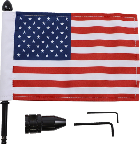 Saddlebag - Fixed Upright Flag Mount - 1/2