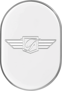 Antenna Cover - Left Rear Fender - FD Logo - Polished Stainless Steel