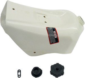 Large-Capacity Gas Tank - White - Yamaha - 3.6 Gallon - Lutzka's Garage