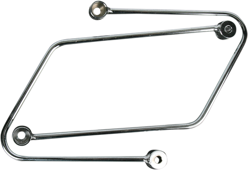 Saddlebag Supports - Chrome - Vulcan 1500 - Lutzka's Garage