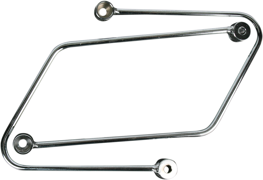 Saddlebag Supports - Chrome - Vulcan 1500 - Lutzka's Garage