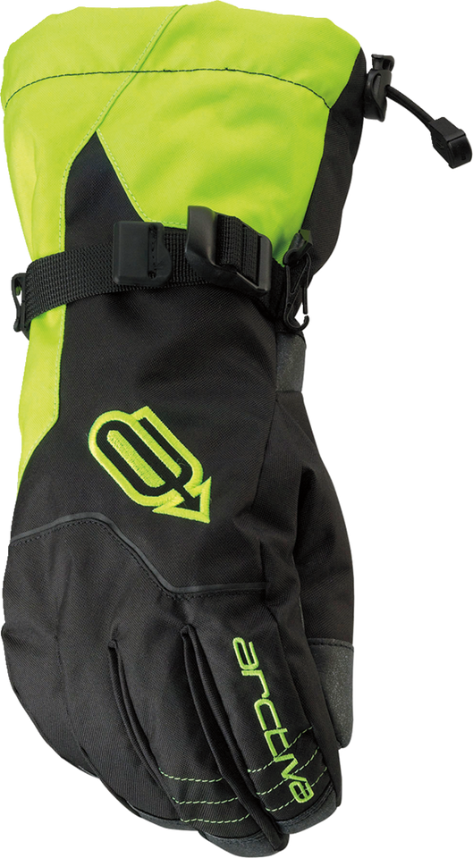 Pivot Gloves - Black/Hi-Vis - Small - Lutzka's Garage