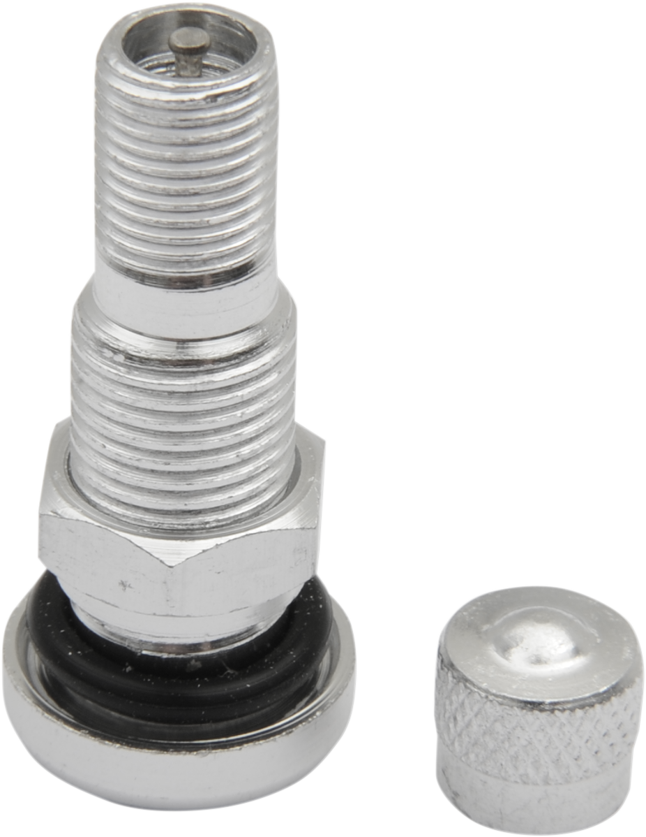 Valve Stem - Straight - Silver - Lutzka's Garage