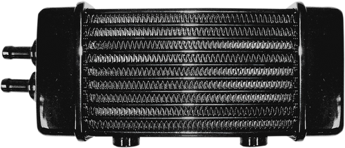 Universal Oil Cooler - 10-Row - Gloss Black - Lutzka's Garage