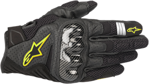 SMX-1 Air V2 Gloves - Black/Fluo Yellow - Small - Lutzka's Garage