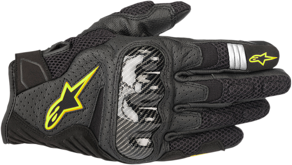 SMX-1 Air V2 Gloves - Black/Fluo Yellow - Small - Lutzka's Garage