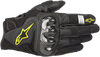 SMX-1 Air V2 Gloves - Black/Fluo Yellow - Small - Lutzka's Garage