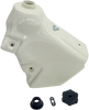 Large-Capacity Gas Tank - White - Kawasaki/Suzuki - 3.2 Gallon - Lutzka's Garage