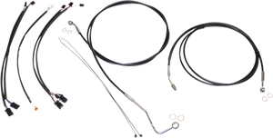 Control Cable Kit - XR - Black/Chrome - Lutzka's Garage