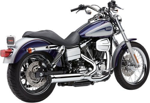 Power Pro RPT Exhaust - Chrome - 12-17 Dyna - Lutzka's Garage