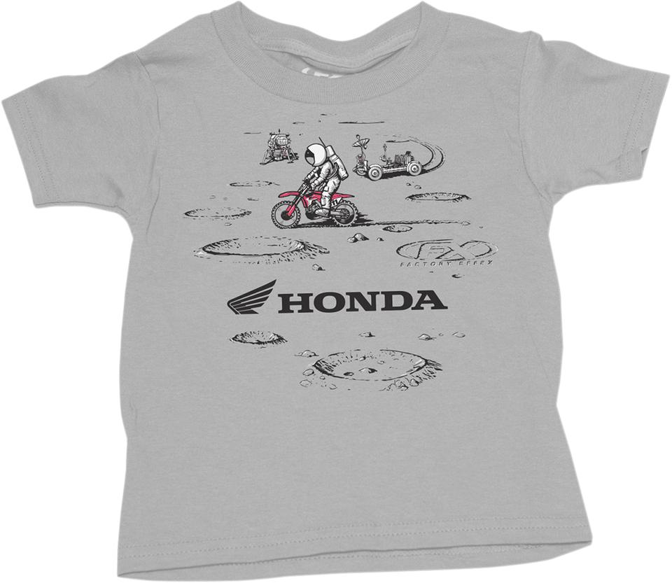 Toddler Honda Lunar T-Shirt - Heather Gray - 2T - Lutzka's Garage