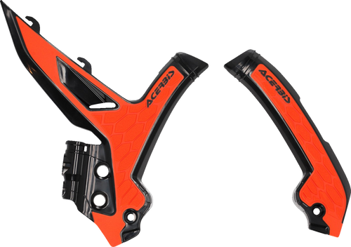 X-Grip Frame Guards - OEM 16 Orange/Black - KTM