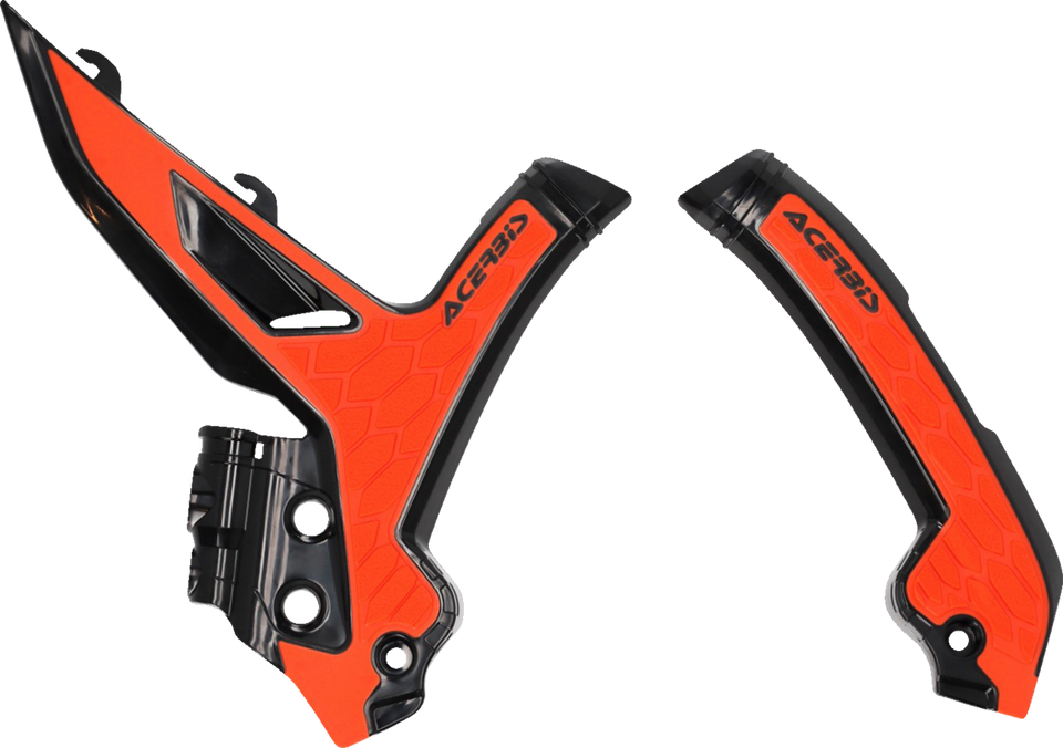 X-Grip Frame Guards - OEM 16 Orange/Black - KTM